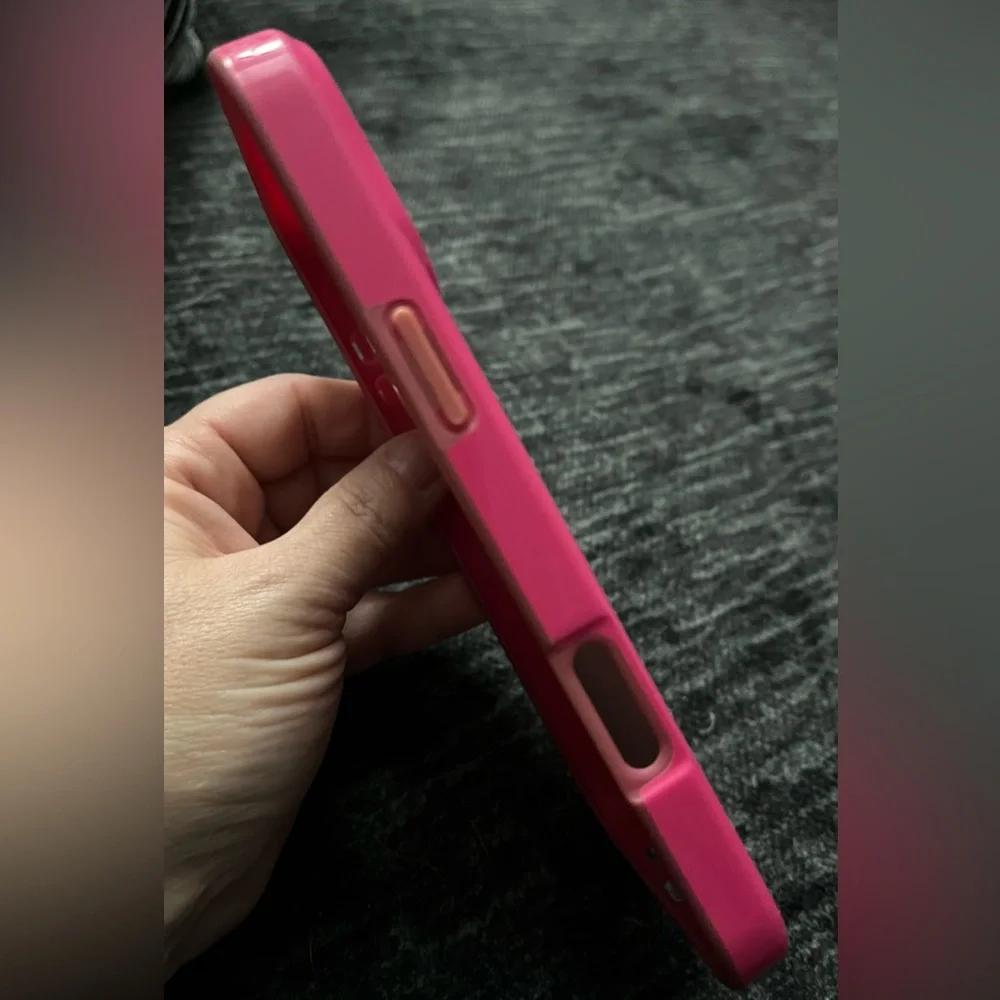 Casely Think Pink Solid Neon Pink Case, iPhone 16 Pro Max, GUC
